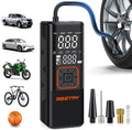 Tire Inflator Portable Air Compressor - 2X Fast Cordless Pump