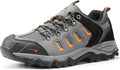 NORTIV 8 Men's Waterproof Leather Hiking Shoes - Durable Comfort MD
