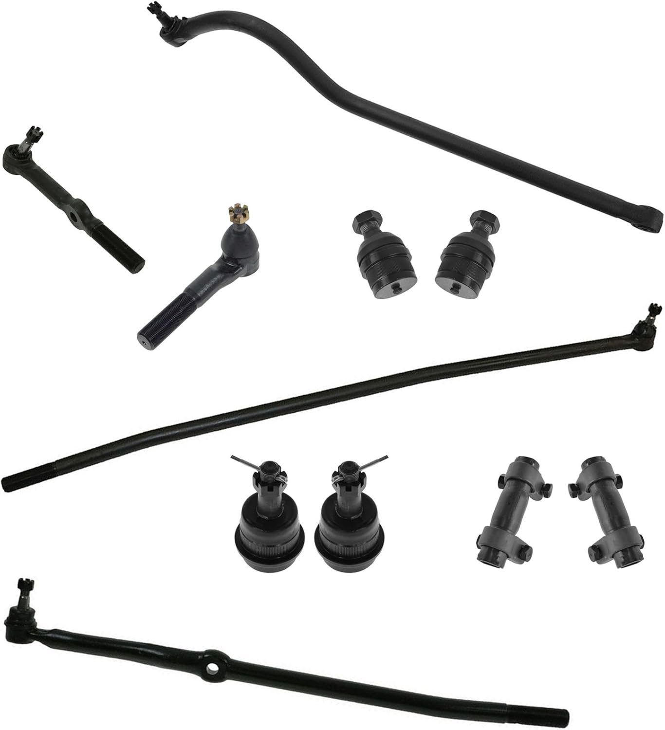 TRQ Front Steering & Suspension Kit for Dodge Ram 1500 2500