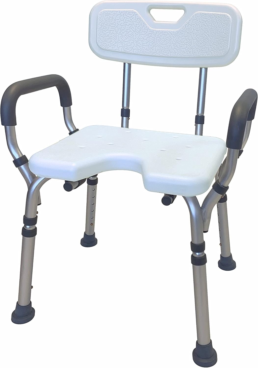 Tuffcare Deluxe Shower Chair: Easy Assembly, Lightweight & Adjustable - Ideal for Travel