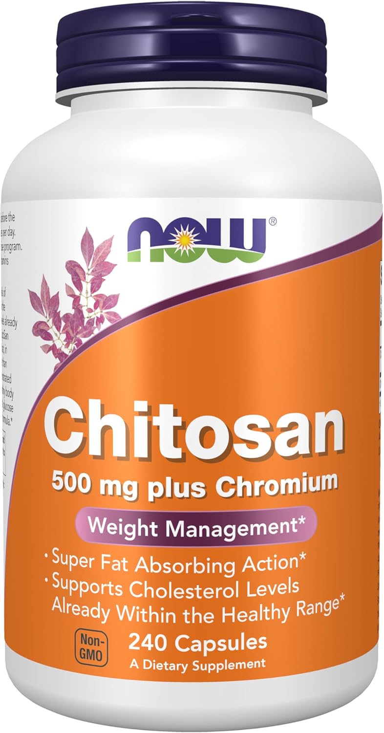 NOW Supplements Chitosan 500 mg for Effective Weight Management