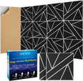 2-Layer Large Soundproof Wall Panels 8 Pack - Improved Low-Frequency