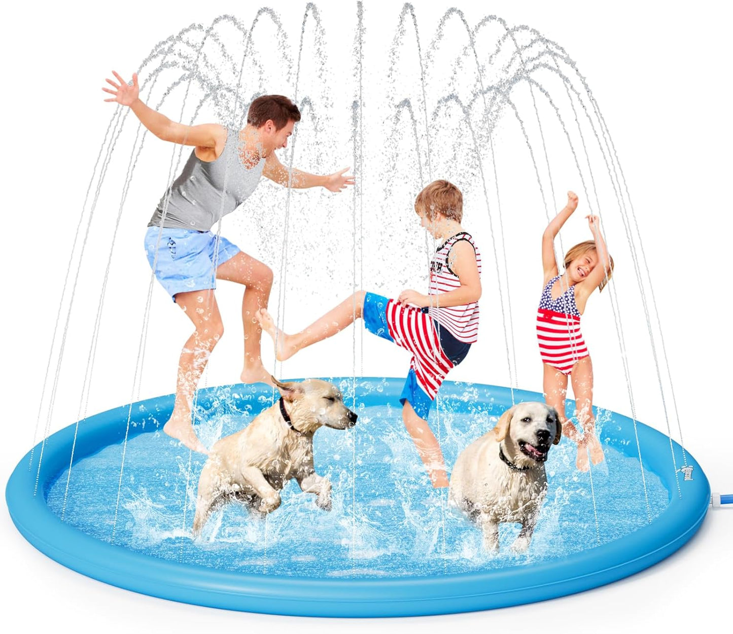 Pecute Splash Pad for Dogs and Kids - Perfect Summer Fun