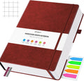 Graph Paper Notebook A5 Hardcover Grid Journal - Numbered 312 Pages