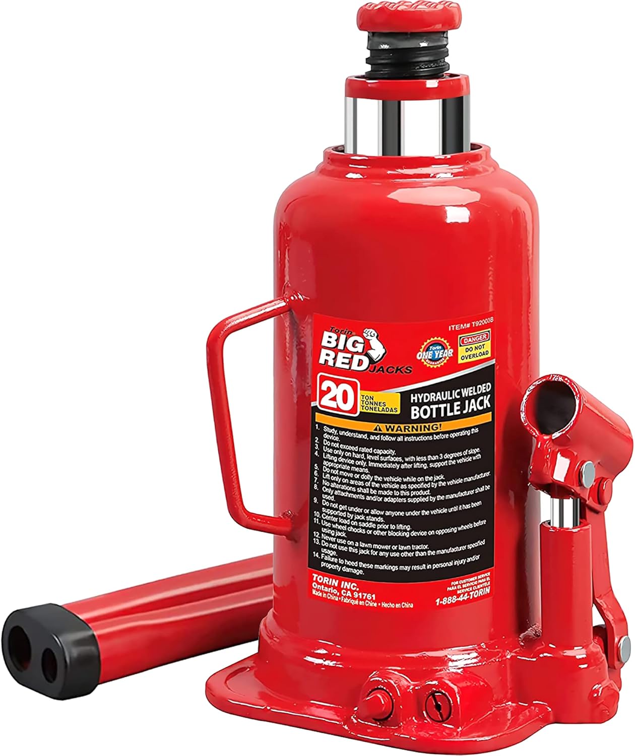 20 Ton Hydraulic Car Bottle Jack for Auto Repair and Lifting