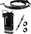 Perfect Fit Firefighter Reflective Radio Strap and Holder Bundle