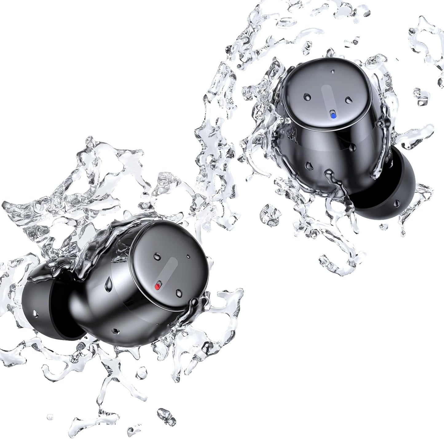 Premium Sound True Wireless Earbuds - IPX7 Waterproof, Microphone - Petoske