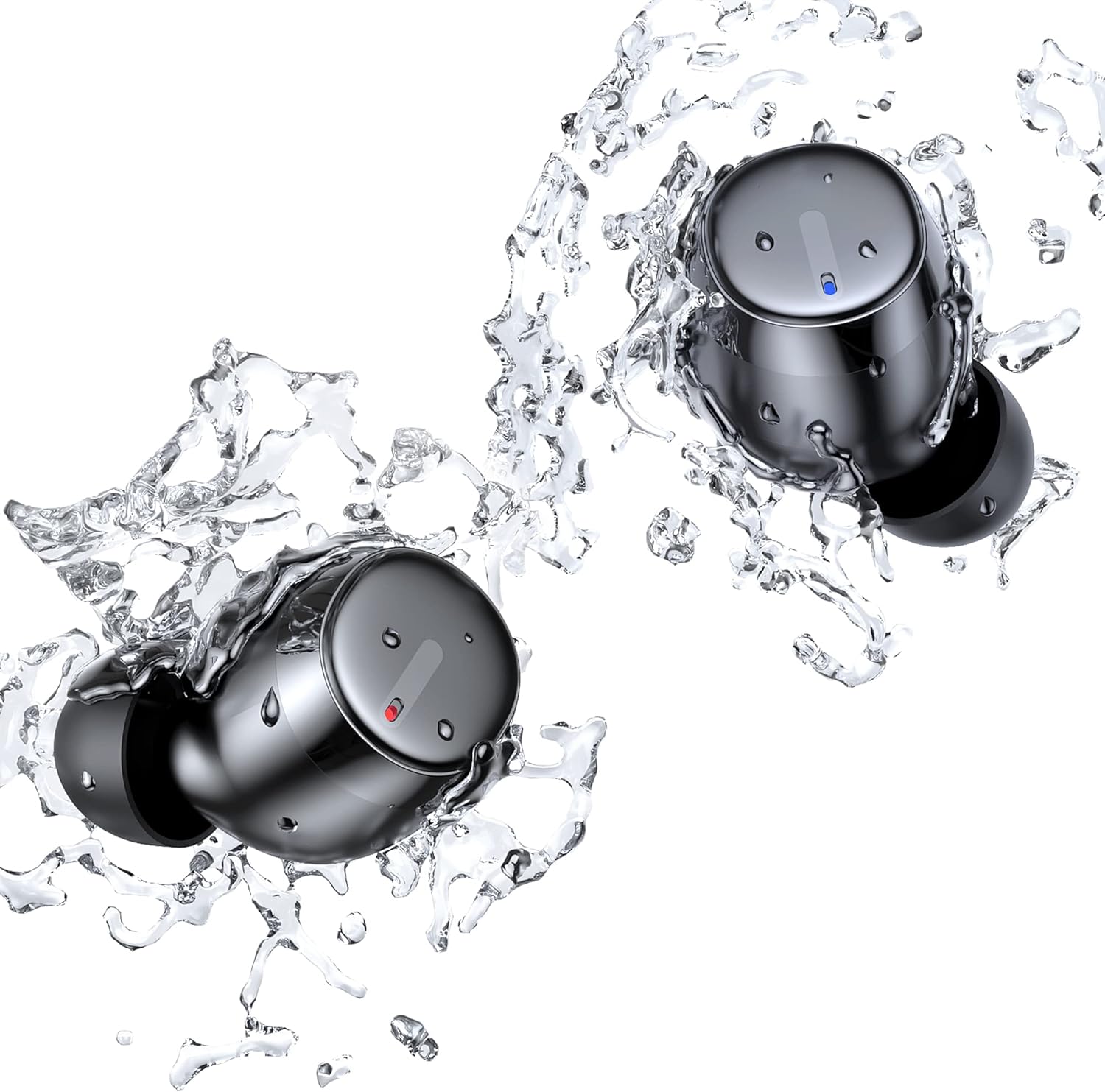 Premium Sound True Wireless Earbuds - IPX7 Waterproof, Microphone - Petoske