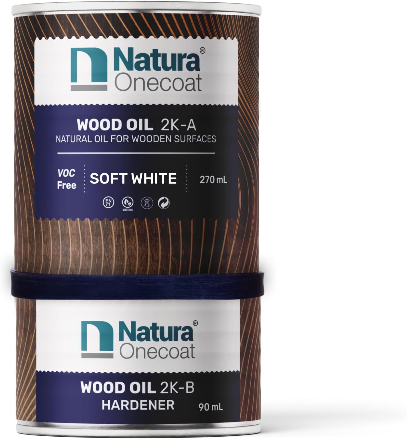 Natura Onecoat 2 Component Wood Stain Oil for Interior Use