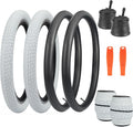20x2.125 Bike Tires 1/2 Pack - Foldable Kids Bicycle Replacement Tire