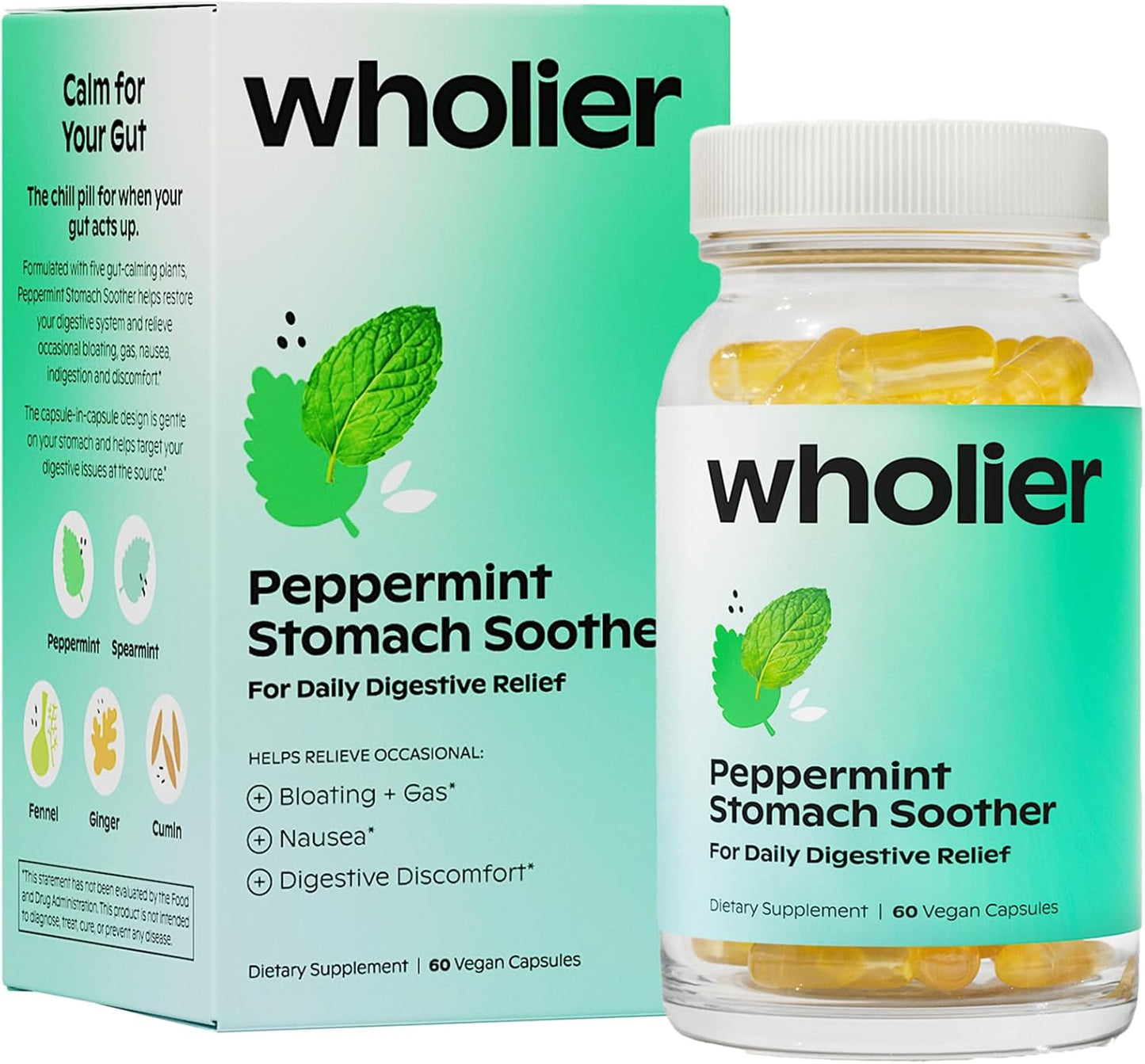 Peppermint Oil and Ginger Root Oil for Fast Bloating Relief