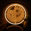 Falliout Neon Brotherhood of Steel Sign - Retro LED Wall Art