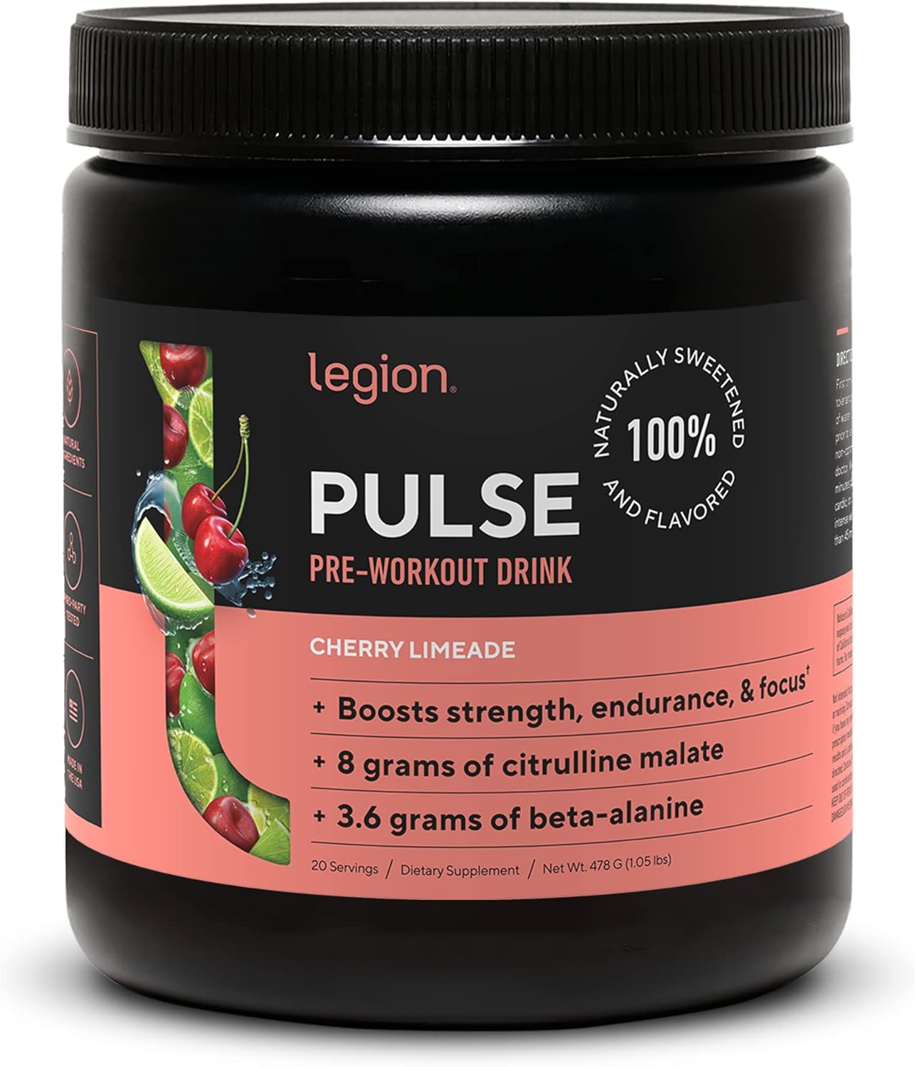 All Natural Nitric Oxide Preworkout Drink for Energy Boost