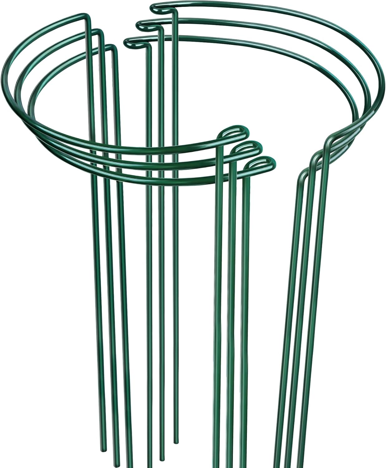 LEOBRO 24 Inch Plant Support Stakes for Strong Plant Growth