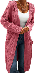 Women's Chic Hooded Cardigan for Cozy and Trendy Outfits