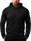 Zengjo Men's Moisture Wicking Workout Hoodie