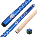 Pool Cue 58ft 2-Piece Canadian Maple Billiard Stick - Ergonomic Grip