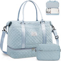 BAGAIL Extra Large Light Blue Duffel Bag for Travel and Gym