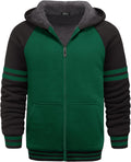 Kids Sherpa Lined Hoodie Jacket - Warm Fleece Zip-Up Coat
