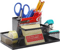 Ludato Black Mesh Desk Pen Holder - Organize Stylishly!