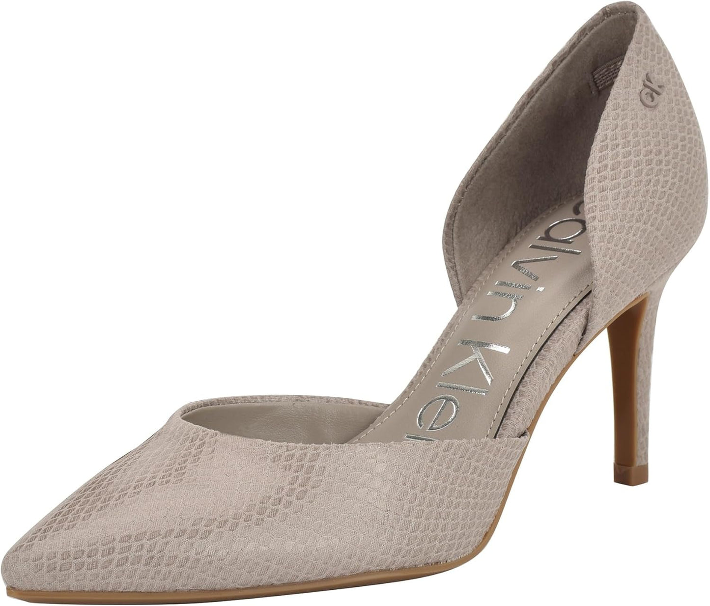 Calvin Klein Womens Gloria Dress Heels with Modern Block Heel