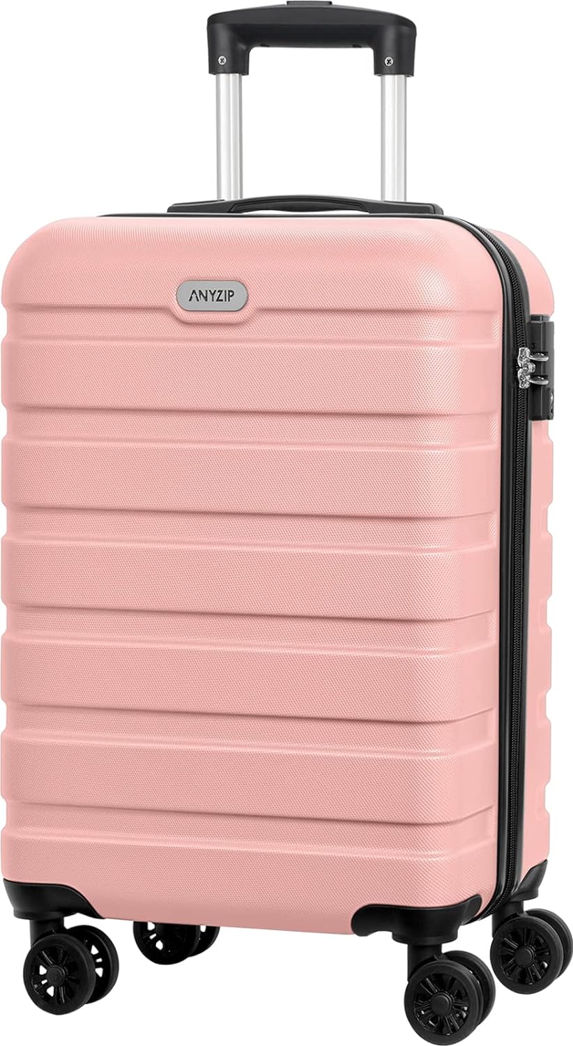 AnyZip Lightweight 20 Inch Hardside Suitcase with TSA Lock