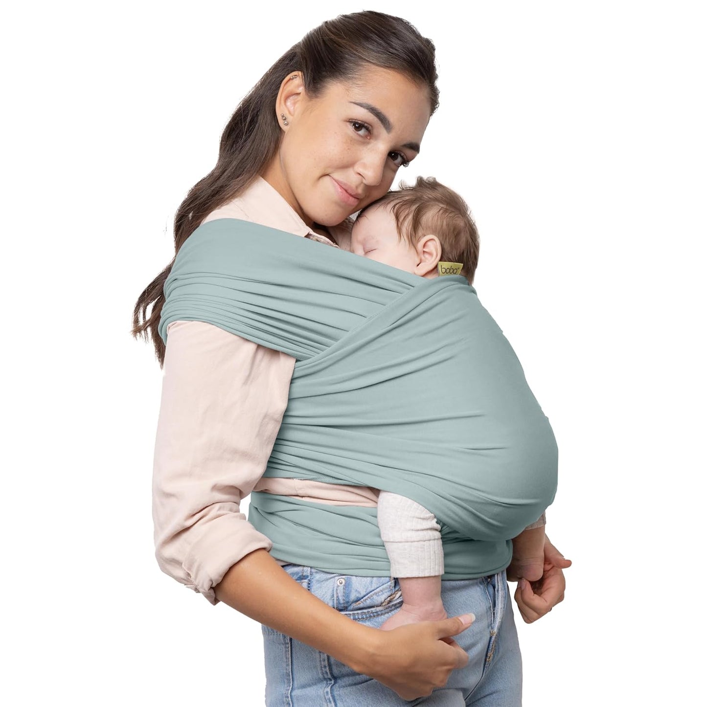 Boba Baby Wrap Carrier - Serenity Sea Mist for Newborns & Toddlers