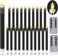 Flameless Taper Candles 10.6 in Dripless Battery Operated - Remote