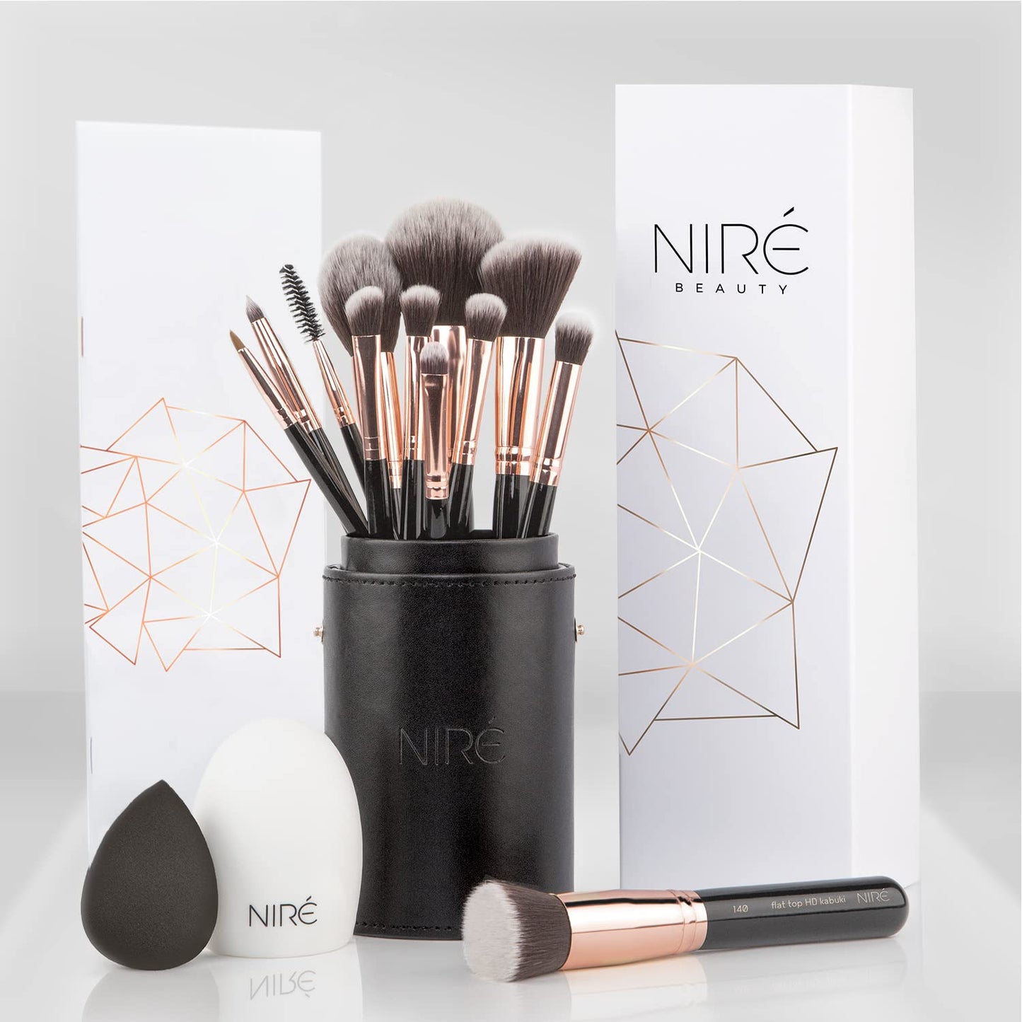 Nire Beauty 15piece Professional Makeup Brush Set for All