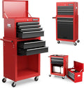 Goplus Tool Chest 6-Drawer Rolling Tool Cabinet - Lockable, Detachable