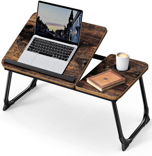 Vintage Laptop Tray with Cup Slot