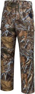 Invis Mens Stretch Hunting Pants Water Resistant Camo for Men - Quiet