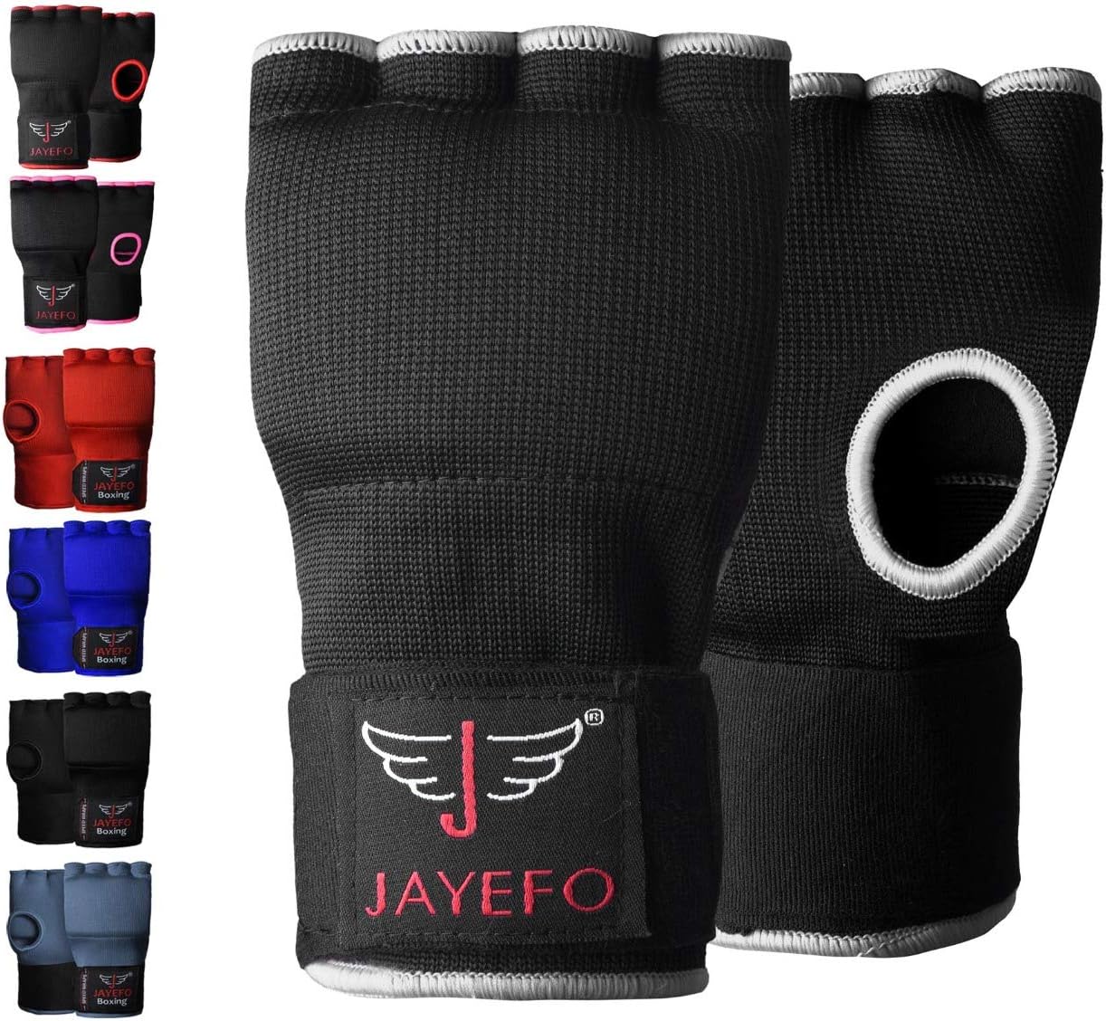 Jayefo Gel Padded Boxing Hand Wraps - Quick Wrap Protection