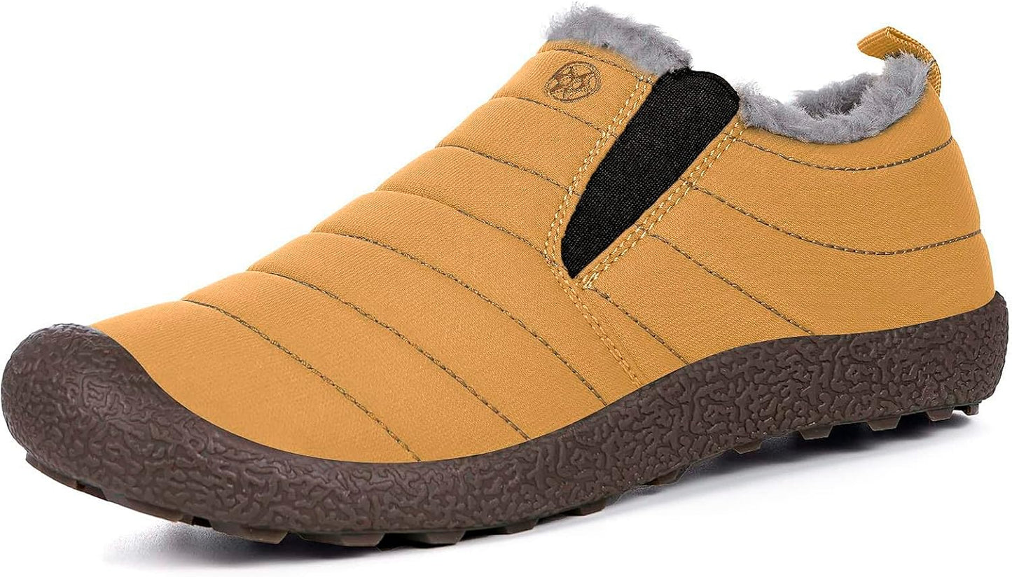 Womens Mens Snow Boots Winter Shoes Slip On Ankle Booties
