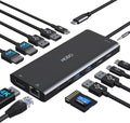 USB C Docking Station Dual/Triple Monitor 14-in-1 - 4K HDMI & PD