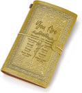 Christian Leather Refillable Journal Notebook - Inspirational Bible