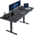 VIVO Electric 71 x 30 in Sit Stand Desk with RGB Pad - Smooth Height