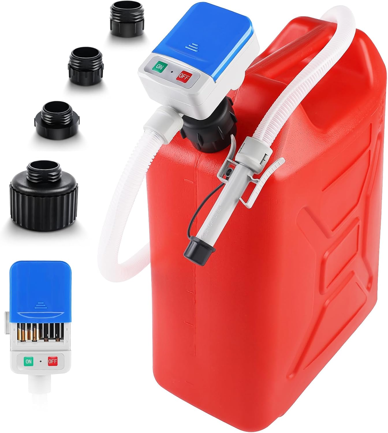 Fuel Transfer Pump with Auto-stop Sensor for Gasoline & Diesel