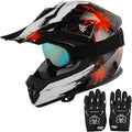 TCT-MOTORPARTS Youth Dirt Bike Full Face Helmet Medium - Safe