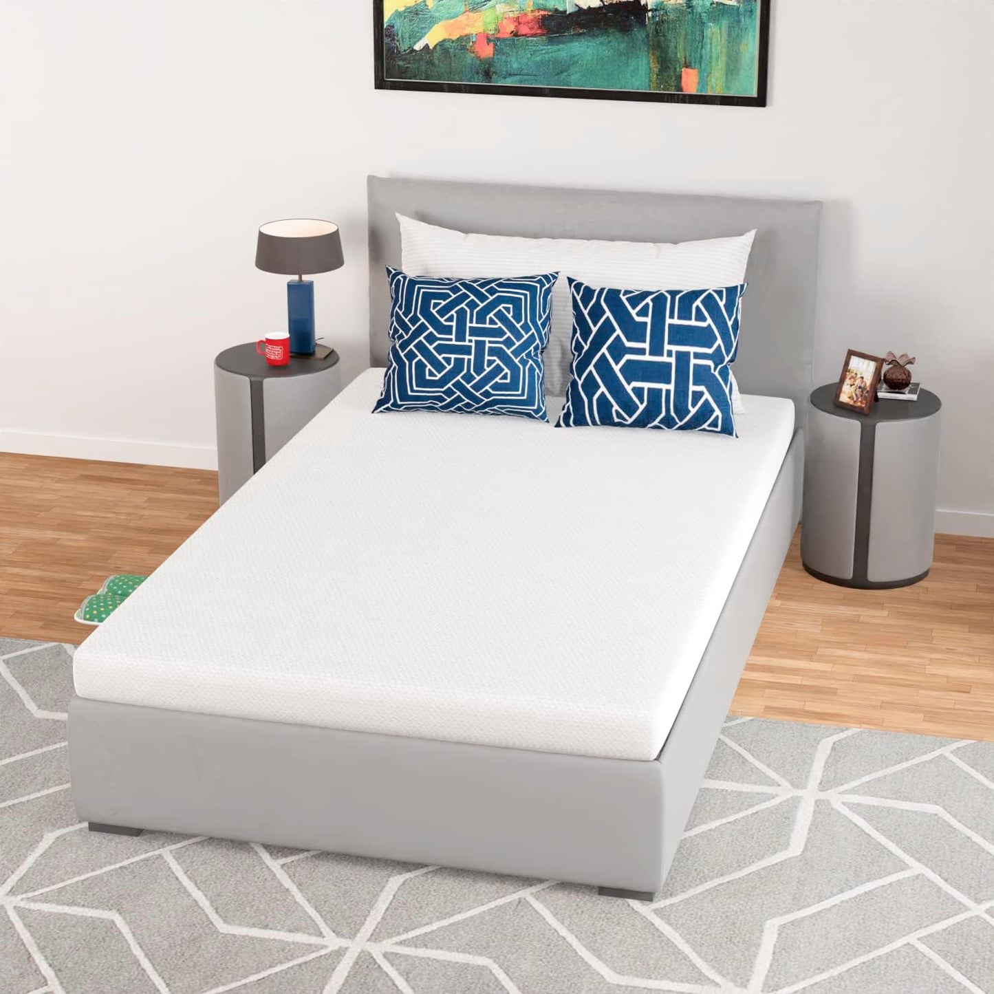Twin Mattress with Green Tea Gel Memory Foam for Comfort