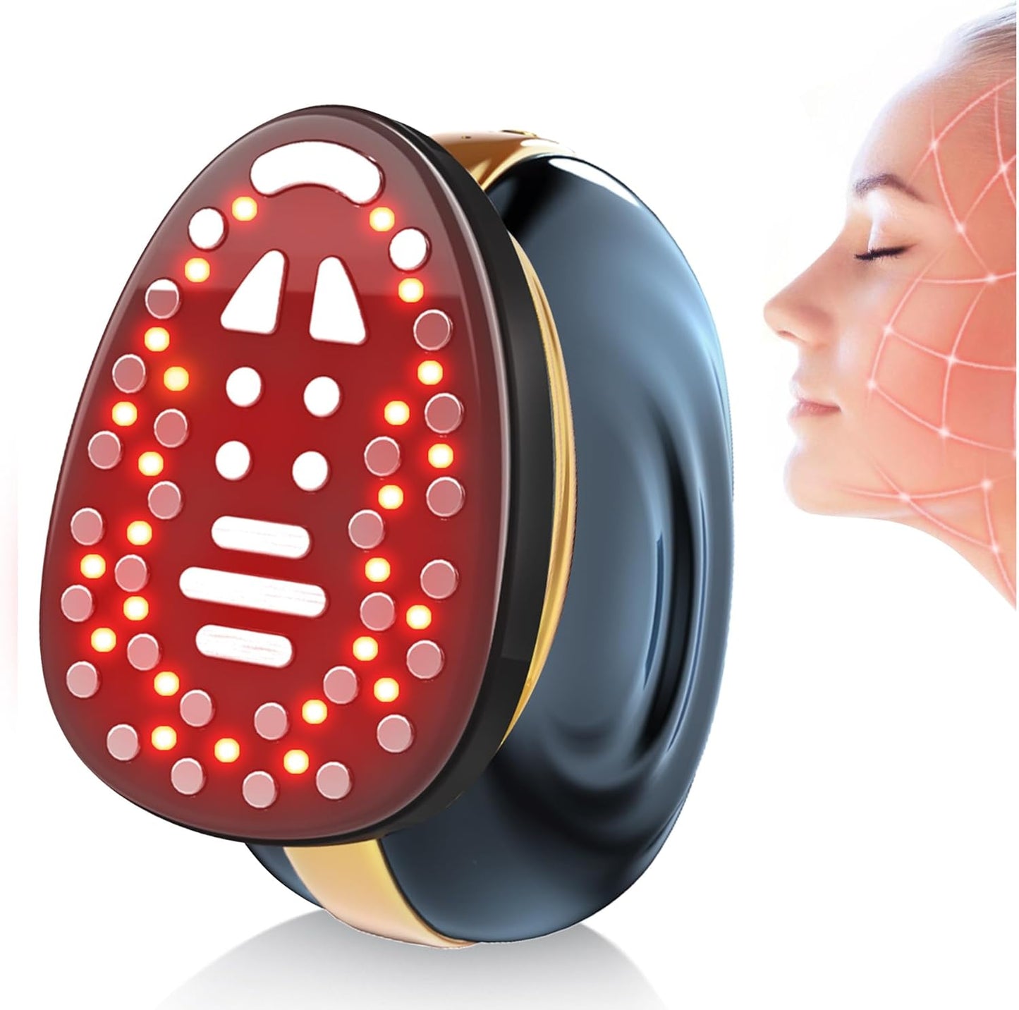 Microcurrent Face Lift & Light Therapy Device