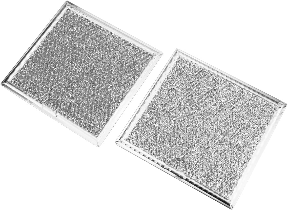 Freshen Kitchen Air! Microwave Grease Filter 6.7x6.42 2-Pack