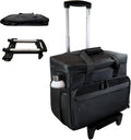 Rolling Teacher Tote Bag with Wheels and Laptop Compartment - Easy