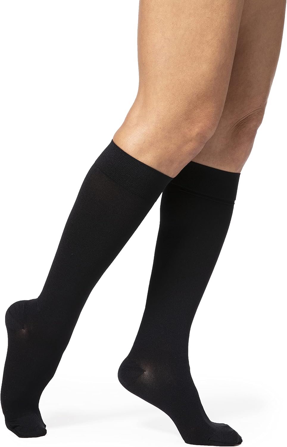 DYNAVEN Women's Compression Calf-High Socks for Everyday Support