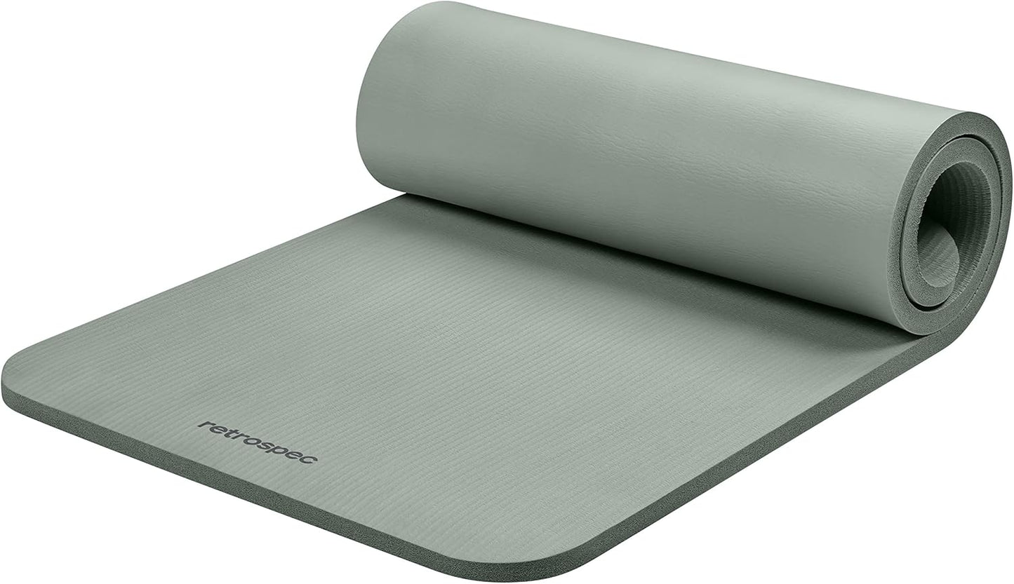 Retrospec Solana 1'' Yoga Mat - Great Comfort!