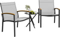 Shintenchi 3 Pieces Patio Bistro Set for Outdoor Relaxation