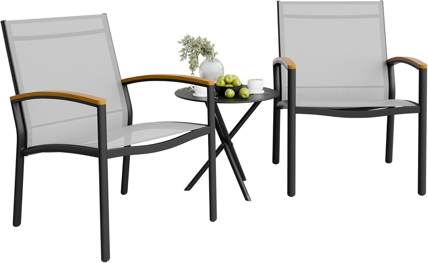 Shintenchi 3 Pieces Patio Bistro Set for Outdoor Relaxation