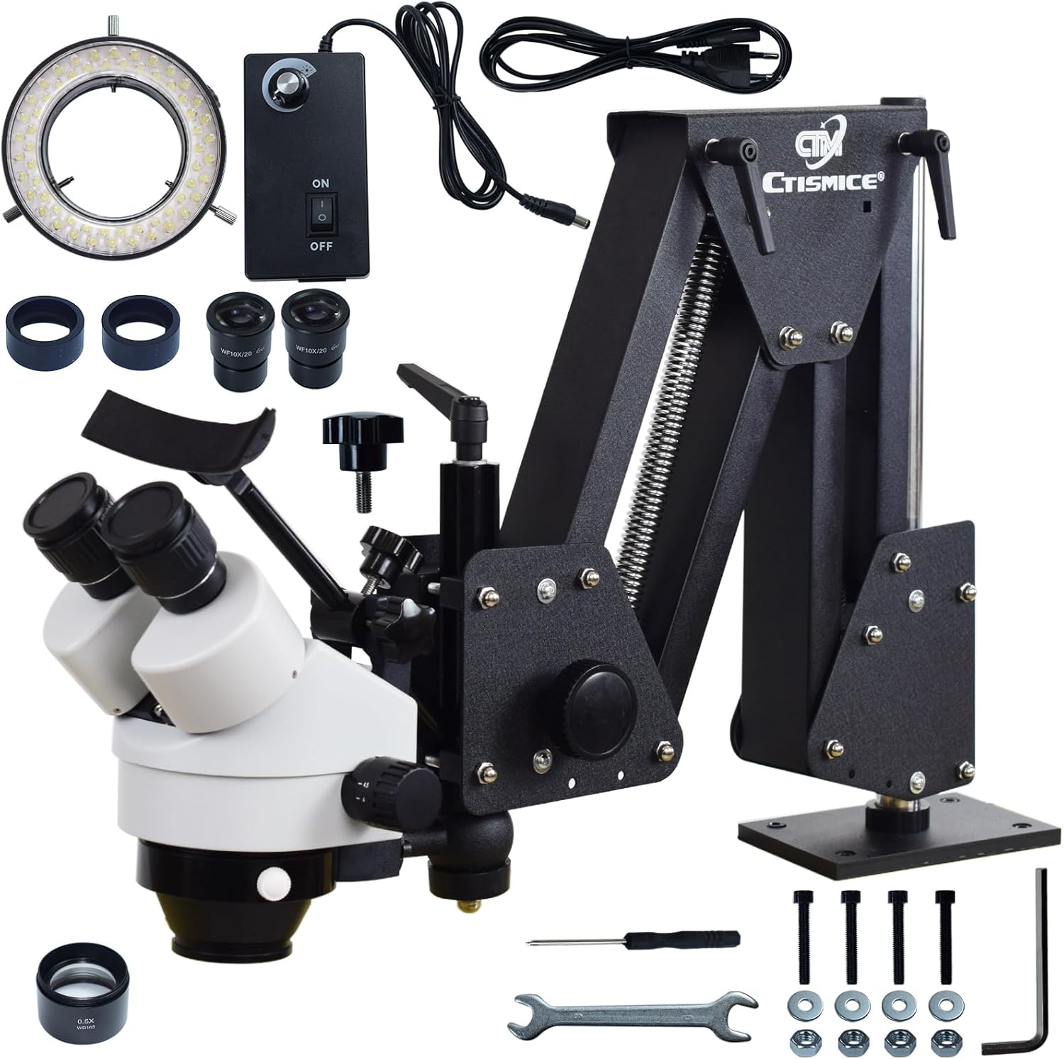 Jewelry Microscope with 7X-45X Magnification for Precision Work