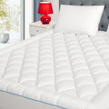 Queen Mattress Pad Extra Thick Cotton Topper 18-22in Deep Pocket