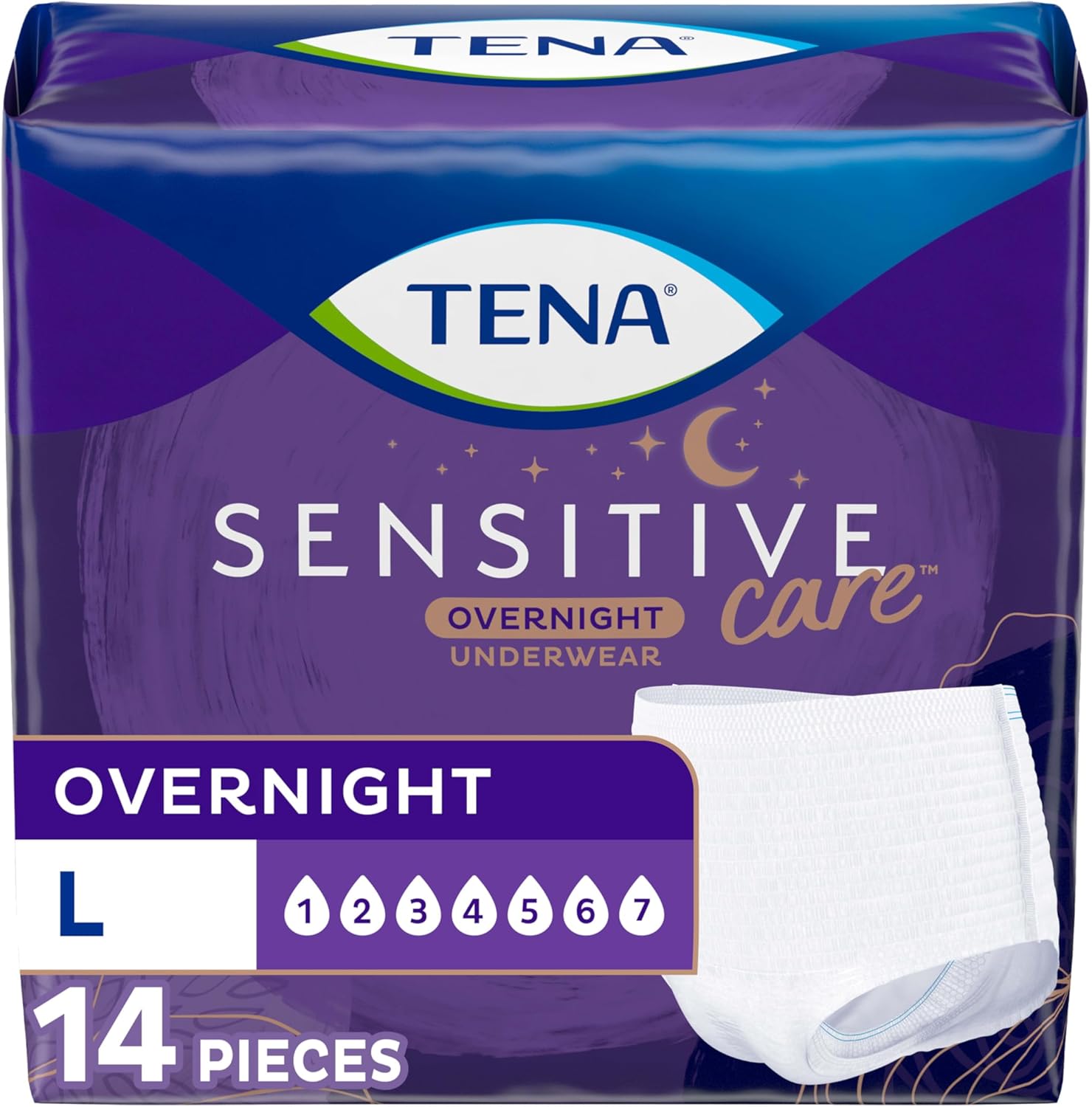 TENA Overnight Underwear for Uninterrupted Sleep